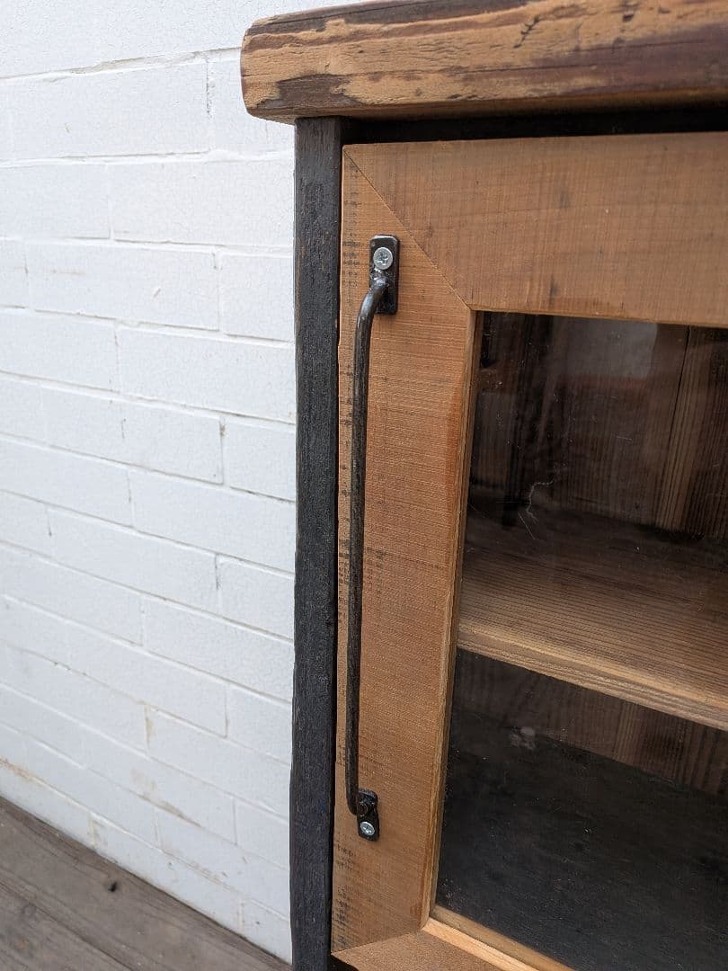 古材かざり棚　グレー