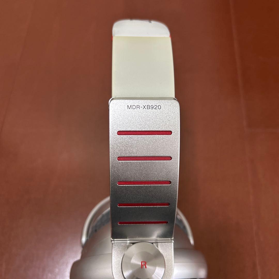 SONY MDR-XB920 ヘッドホン シルバー/レッド