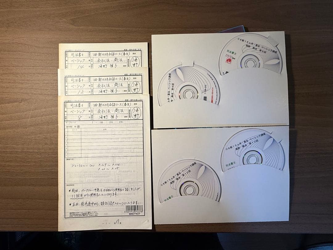 海野禎子　08新15ヵ月合格コース　ベーシック会社法　商法　司法書士