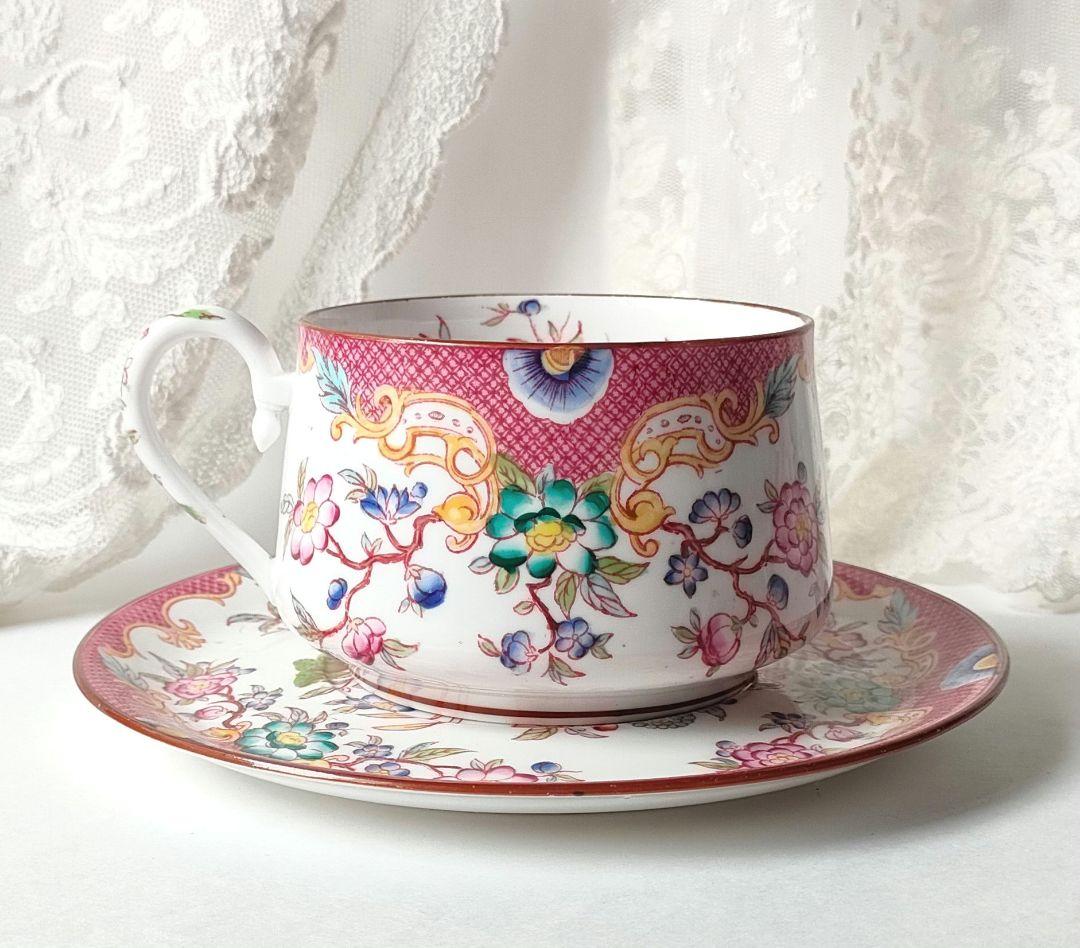 希少　美品　サルグミンヌ　ミントン　ショコラカップ　フランスアンティーク