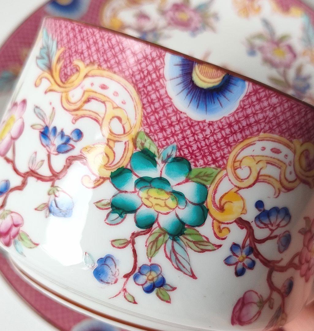 希少　美品　サルグミンヌ　ミントン　ショコラカップ　フランスアンティーク