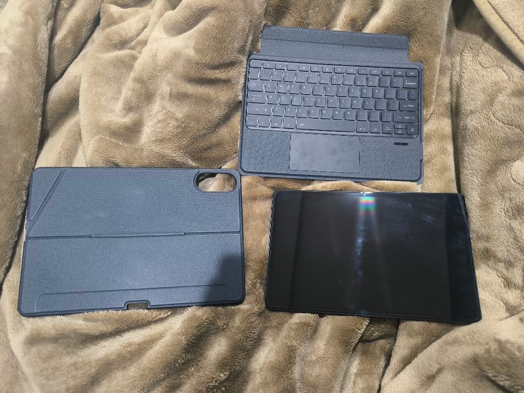 POCO pad グレー キーボードカバー付き