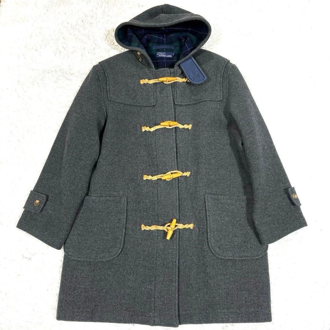 ポロラルフローレン ダッフルコート 90s USA製 メンズ レディース グレー