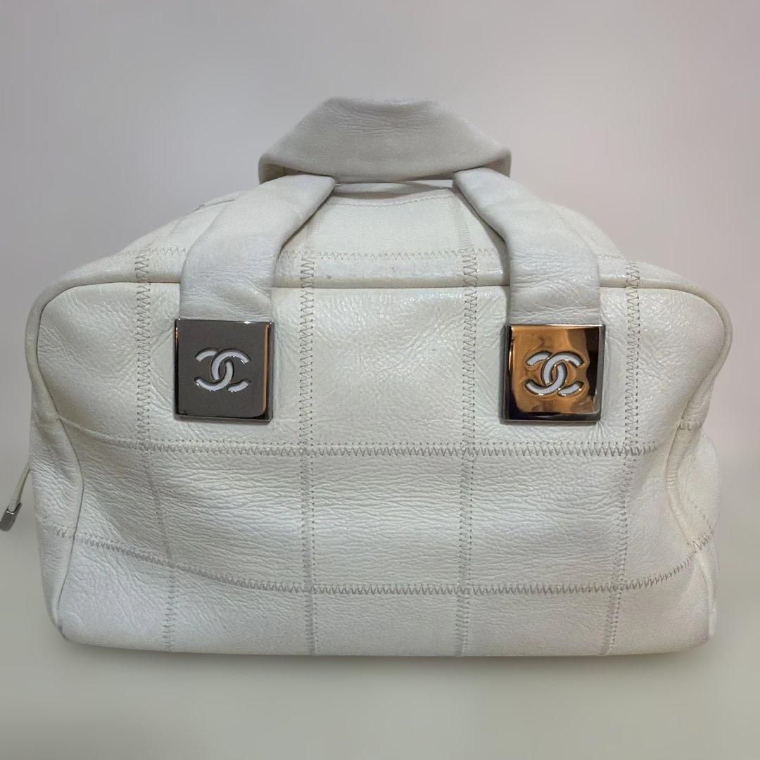 シャネル　キャビアスキン チョコバー ミニボストン 本日限定