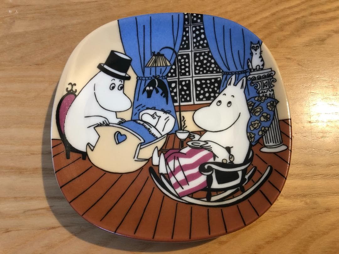 廃盤【ARABIA】アラビア ムーミン ウォールプレート★箱付未使用