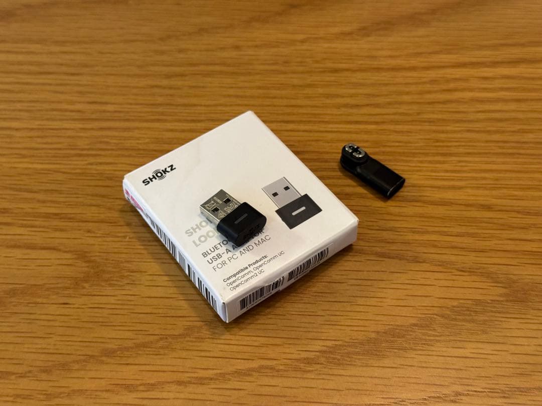 SHOKZ OPENCOMM 骨伝導ヘッドセット