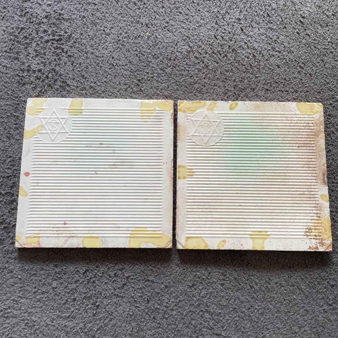 アンティークタイル 和製マジョリカタイル