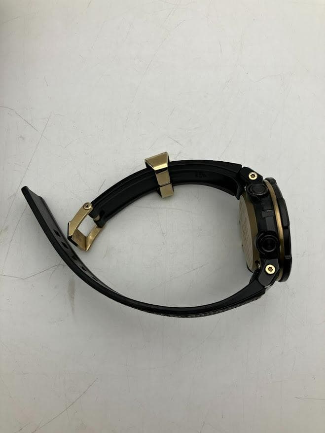 【美品】G-SHOCK CASIO デジタル　腕時計 ブラックゴールド　実働品