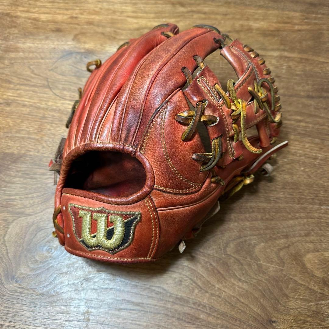 ウィルソン赤 硬式内野グローブ