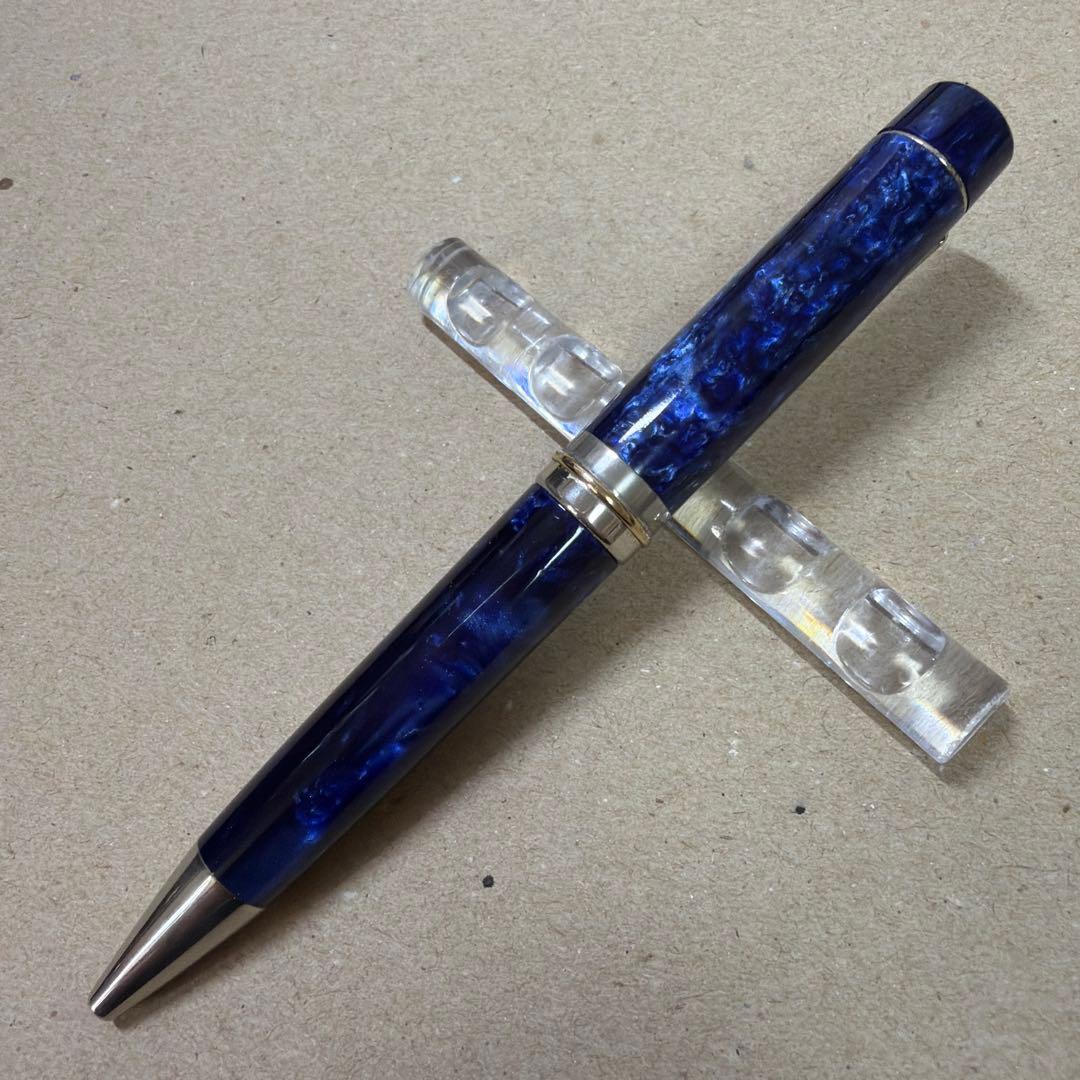 廃盤 DELTA デルタ ヴィンテージ コレクション ブルー ボールペン 回転式