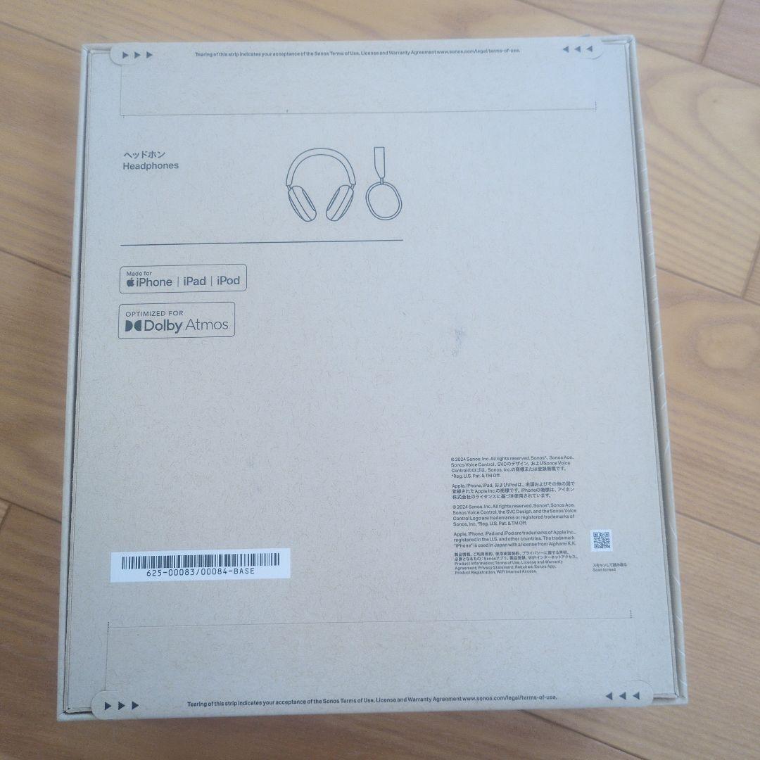 SONOS ワイヤレスヘッドホン 　ACEG1JP1　黒