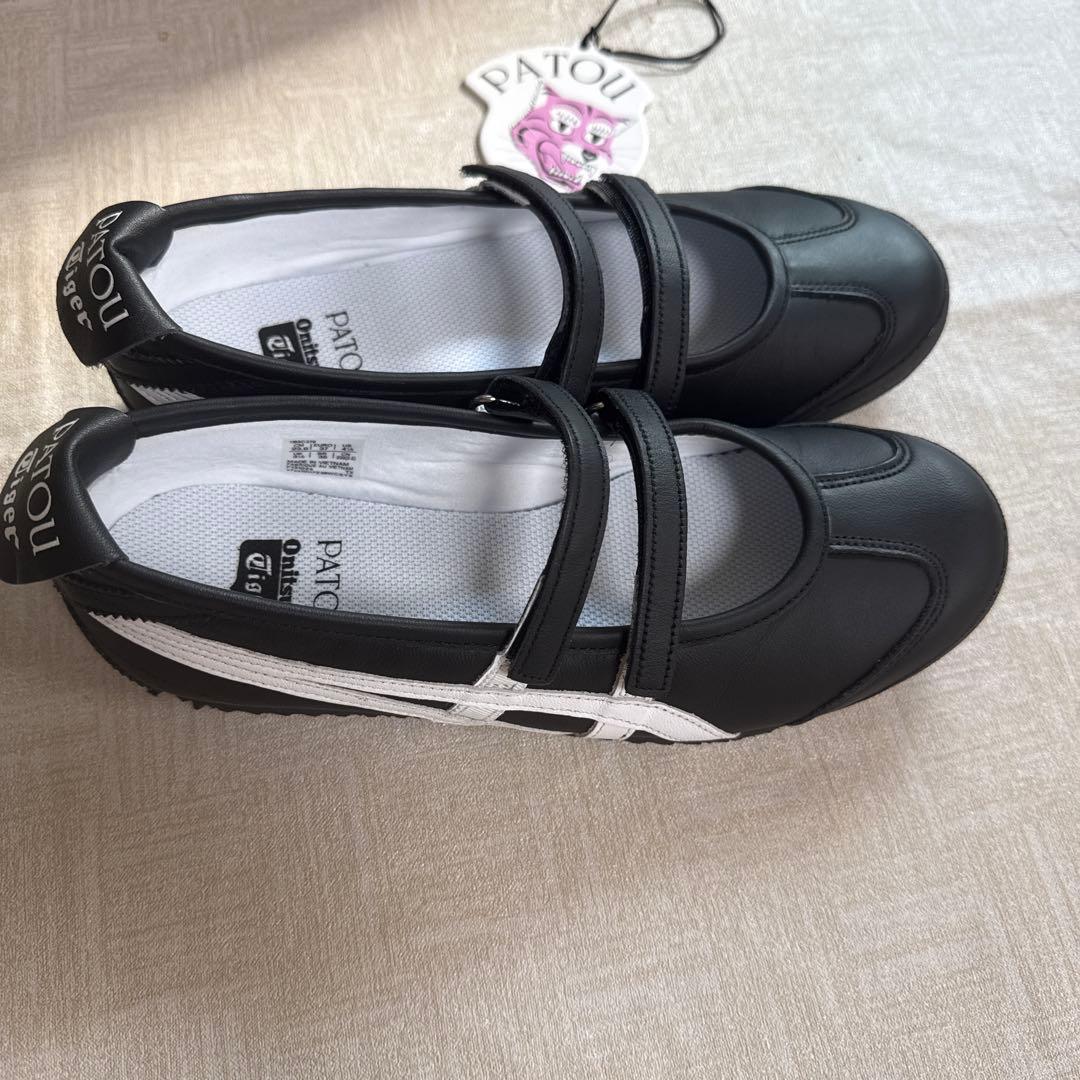 PATOU Onitsuka Tiger フラットシューズ ブラック