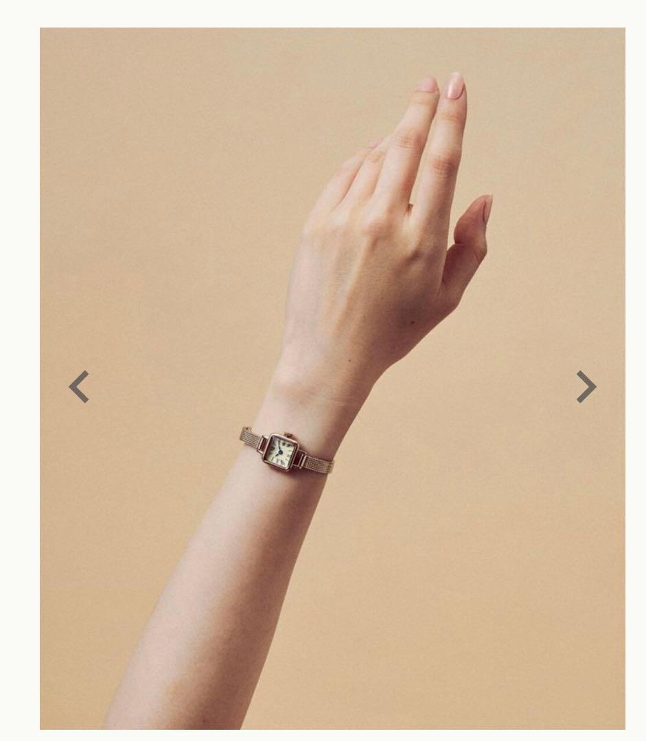 時計　MATOW 淡月　tsuki ローズゴールド