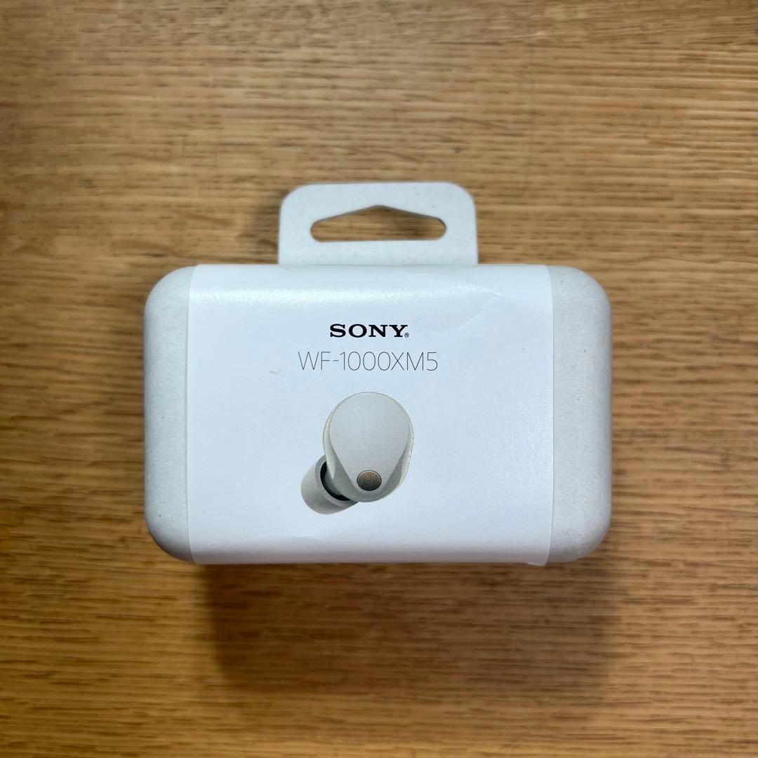 SONY WF-1000XM5 ワイヤレスイヤホン プラチナホワイト　即購入可