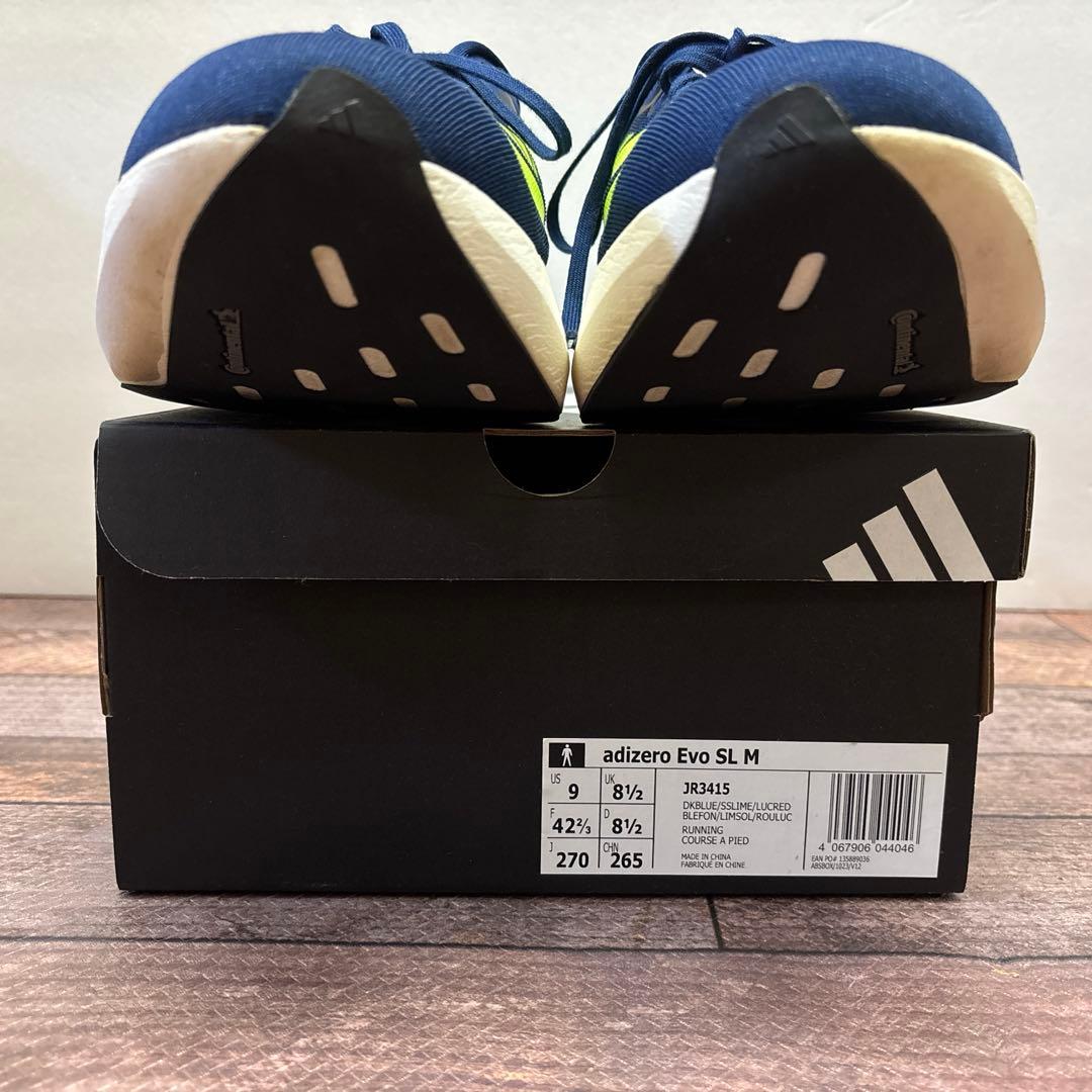 アディゼロ エヴォ SL / ADIZERO EVO SL 27.0cm 青色