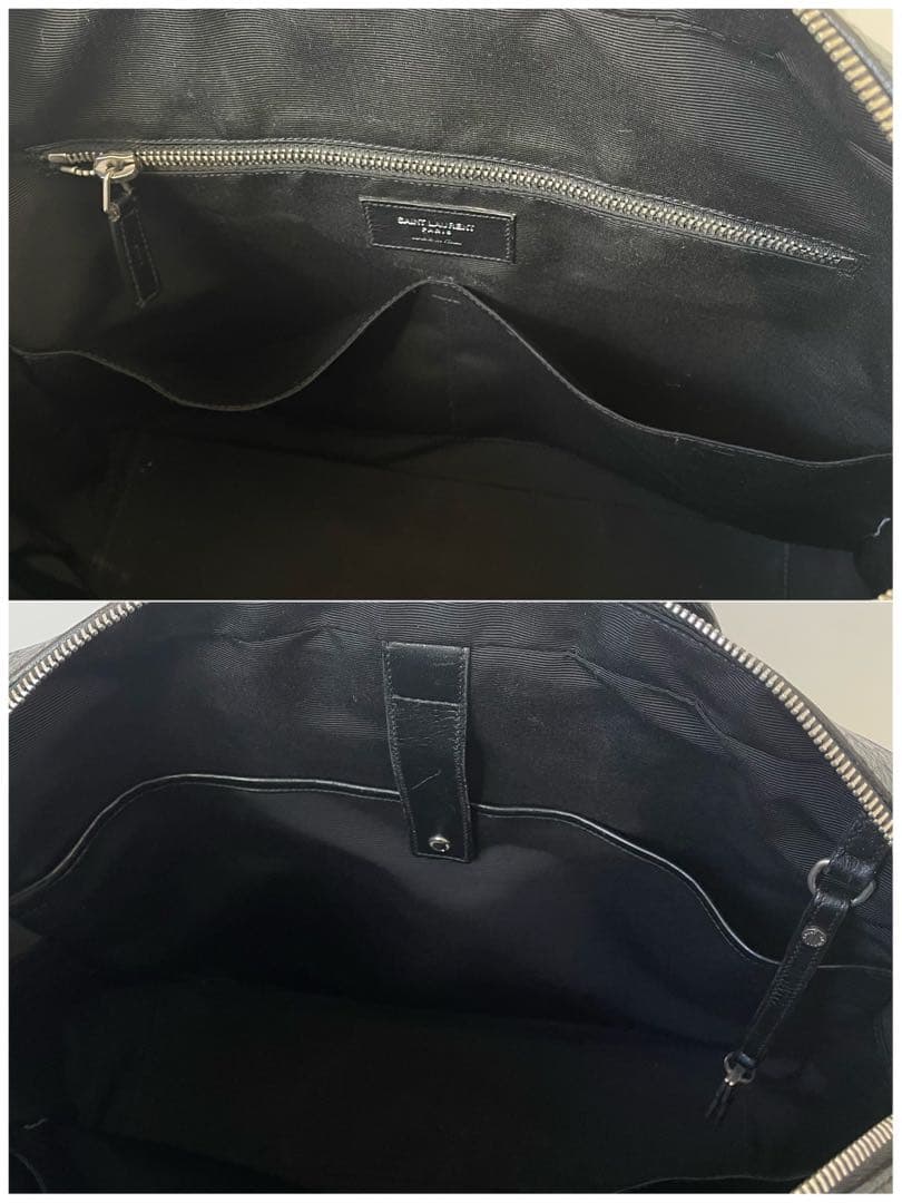 【極美品】サンローラン ビジネスバッグ 2way ミュージアム クロコ 黒 本革