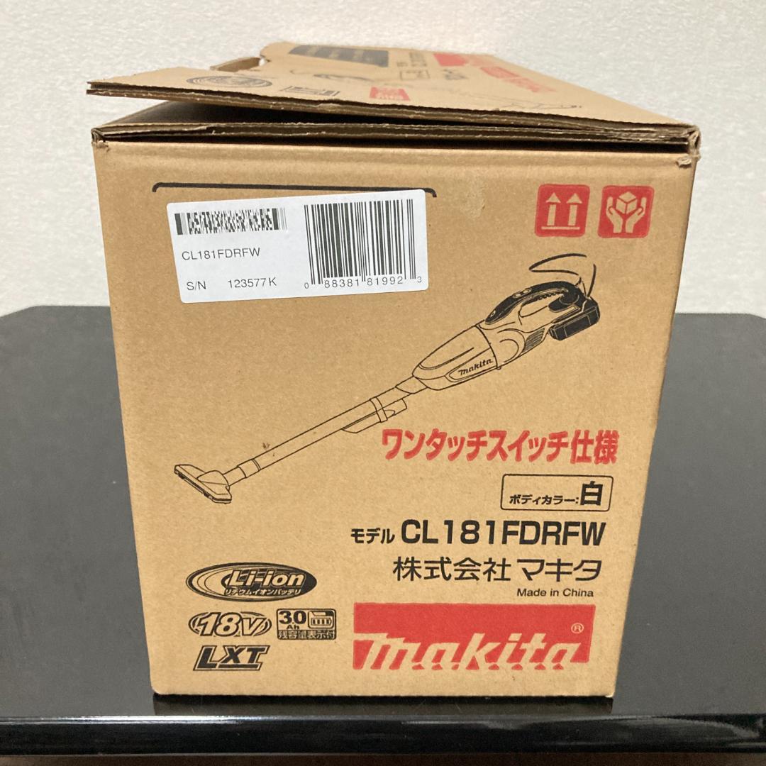 【新品】マキタ 充電式クリーナー CL181FDRFW 18V バッテリー付