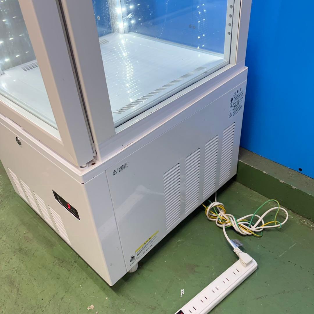 698 4面ガラス冷蔵ショーケース　右開き　2℃〜12℃ 半年保証込み　業務用