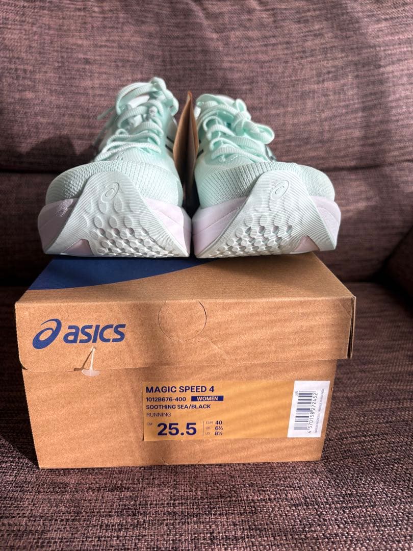 新品未使用asics マジックスピード4 25.5 women