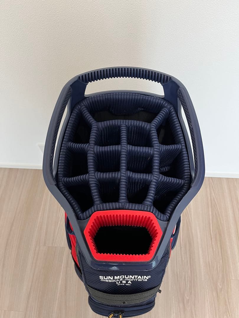 SUN MOUNTAIN ゴルフバッグ ネイビー/レッド