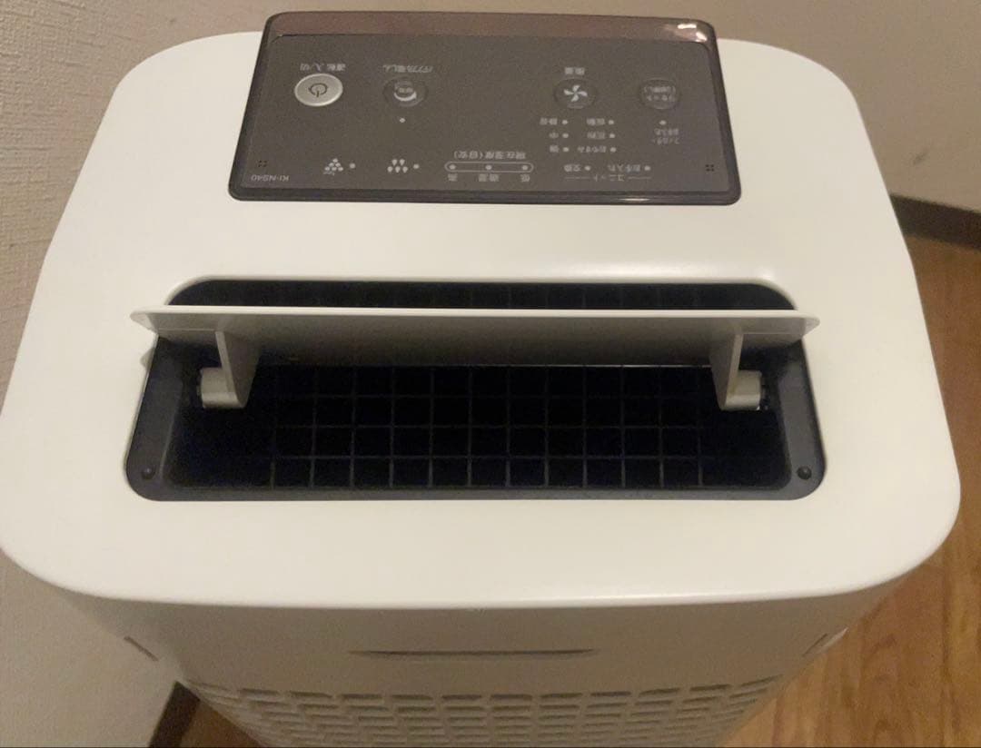 【美品】2021年製 SHARP シャープ 加湿空気清浄機 KI-NS40-W