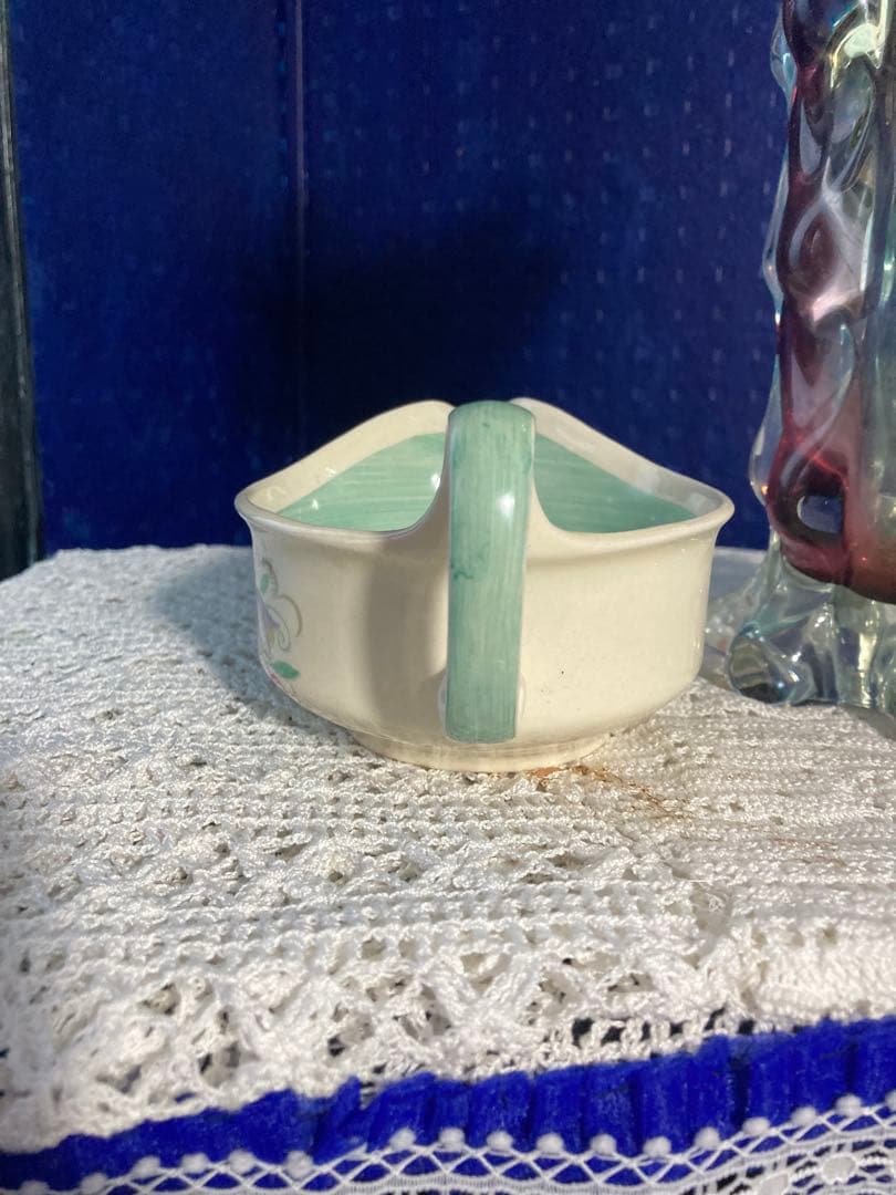 Susie Cooper スージークーパー　ドレスデンスプレイ　ソースボート