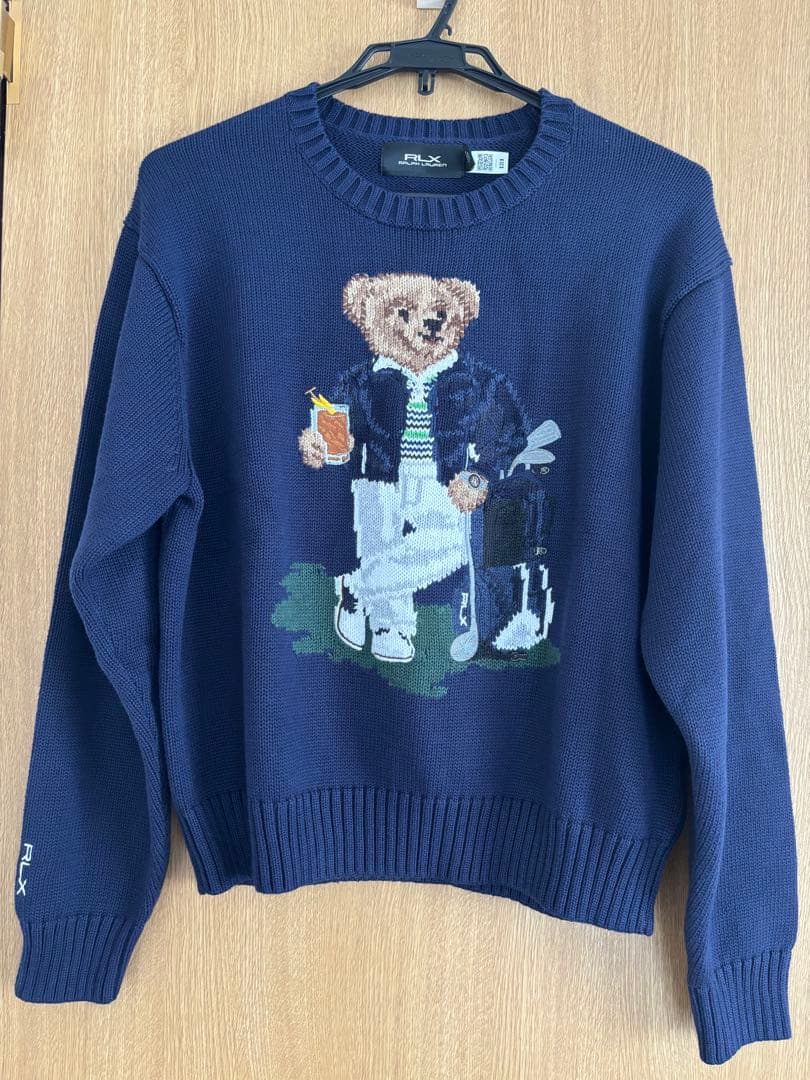 RLX Ralph Lauren クマ刺繍 ニットセーター
