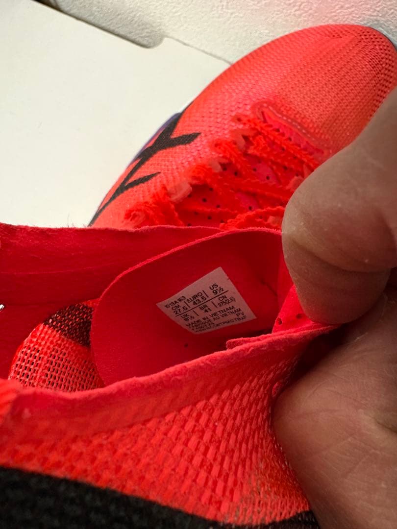 アシックス　メタスピードエッジ　Tokyo 27.5cm 使用2回/22㎞