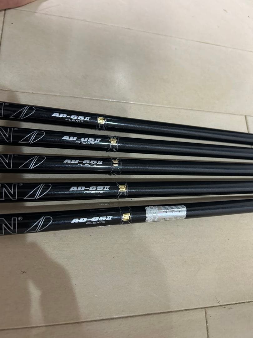 ツアーAD AD-65Ⅱ アイアン用シャフト フレックスＳ　5本