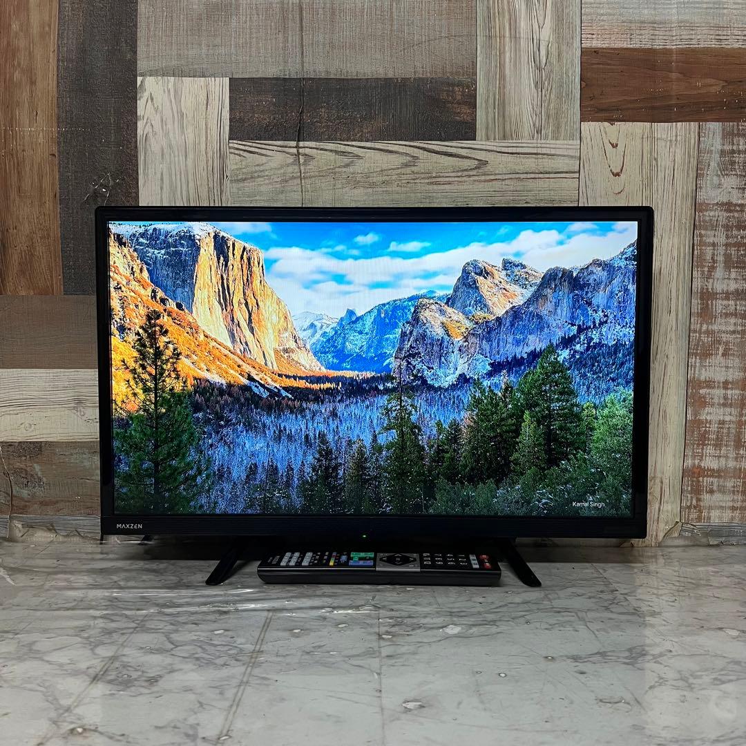 即日受渡❣️2年前購入全国送料込MAXZEN テレビ 24型 テレビWチューナー