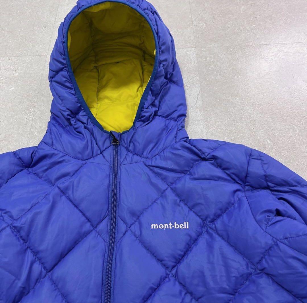ジャケット・アウター mont-bell down jacket parka blue/yellow