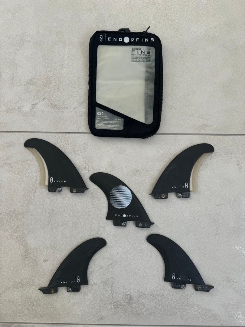 サーフィン・ボディボード ENDORFINS KS1 MEDIUM 5FIN SET FCS2