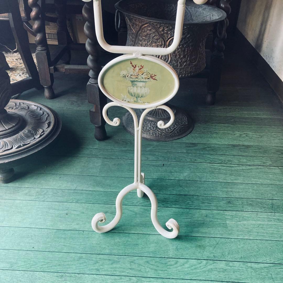 湯布院アンティーク ヨーロピアン アイアン トイレットペーパーホルダー スタンド