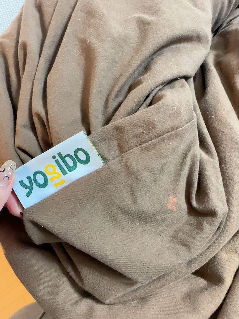 「手渡し希望」ヨギボーマックス ビーズクッション ブラウン