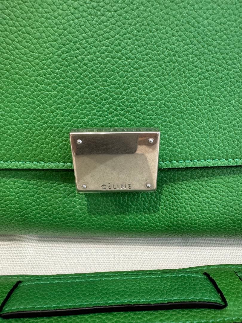 未使用 CÉLINE セリーヌ トラペーズ ショルダーバッグ ハンドバッグ