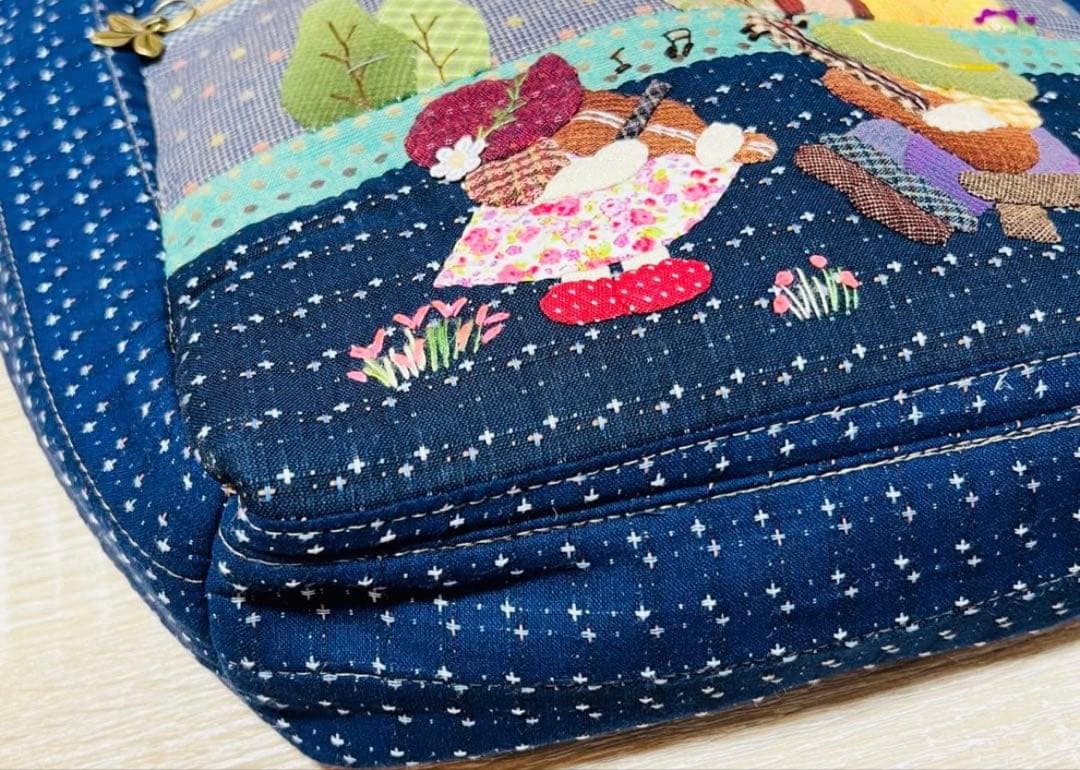 ★新作9500→9000★音楽スーちゃん＆ビリーくん★ハンドメイド　トートバッグ