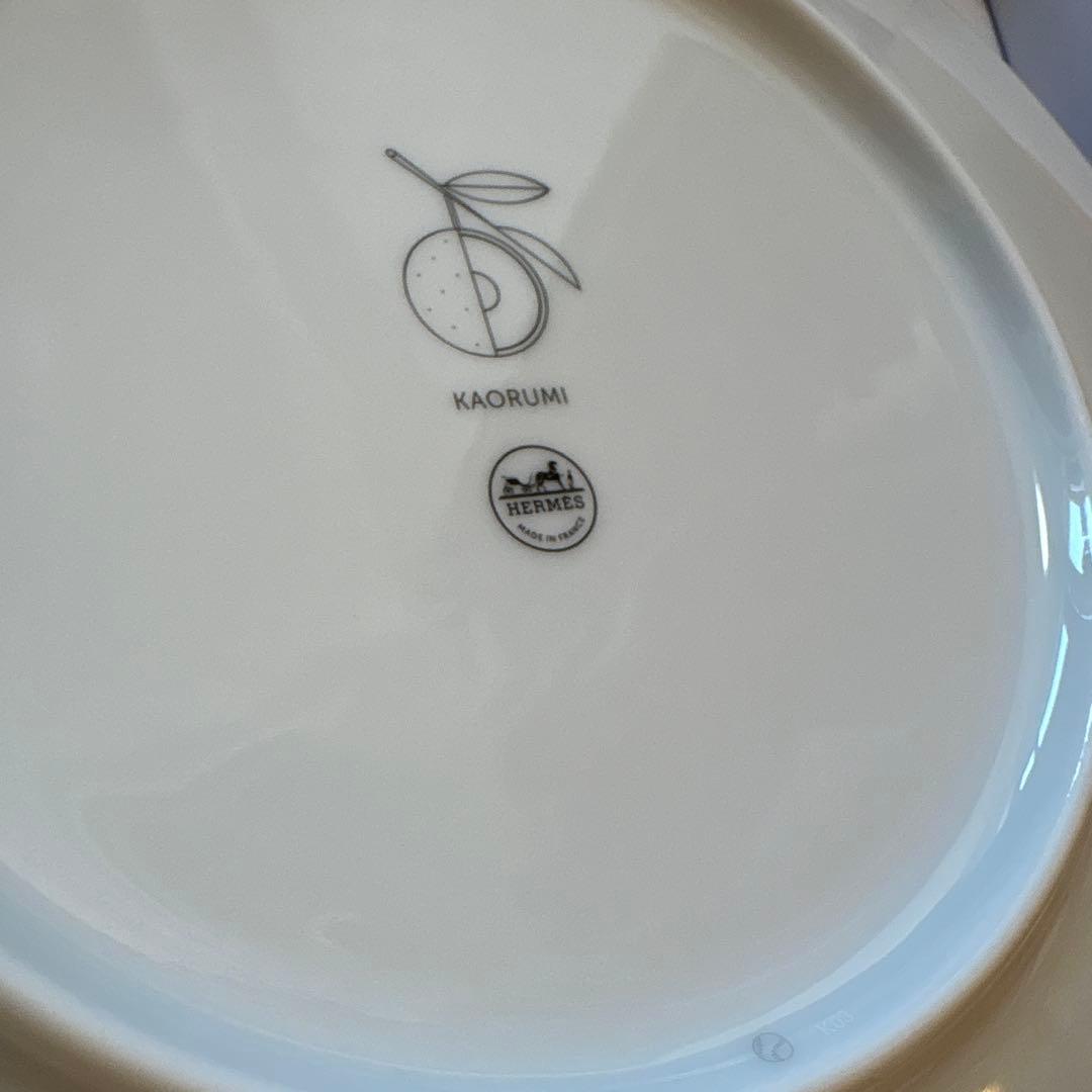 新品未使用 HERMÈS デザートプレート カオルミ 梨