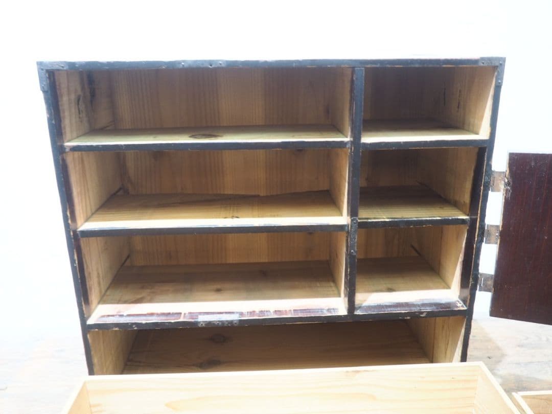 1256 アンティーク　小箪笥　棒タンス　収納棚　骨董　レトロ　インテリア