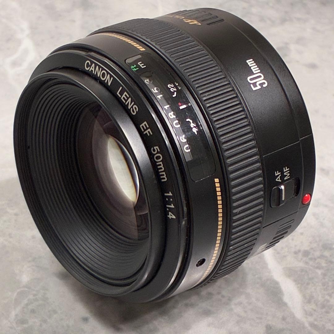 ⭐️極美品⭐️キャノン Canon EF50mm f1.4 USM レンズフード付き