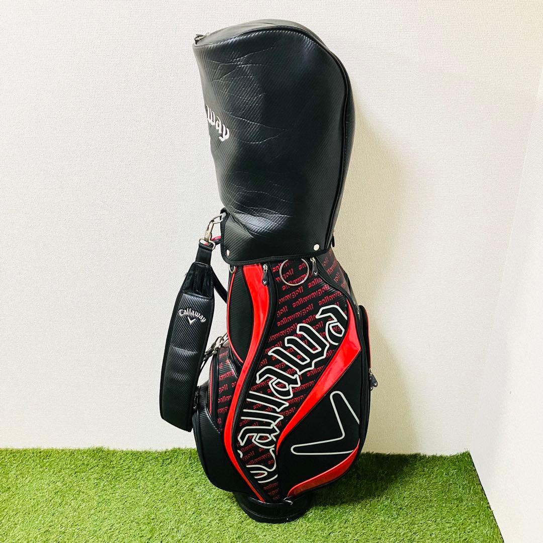 キャロウェイ キャディバッグ メンズ 男性用 カート式 ビッグロゴ カッコいい