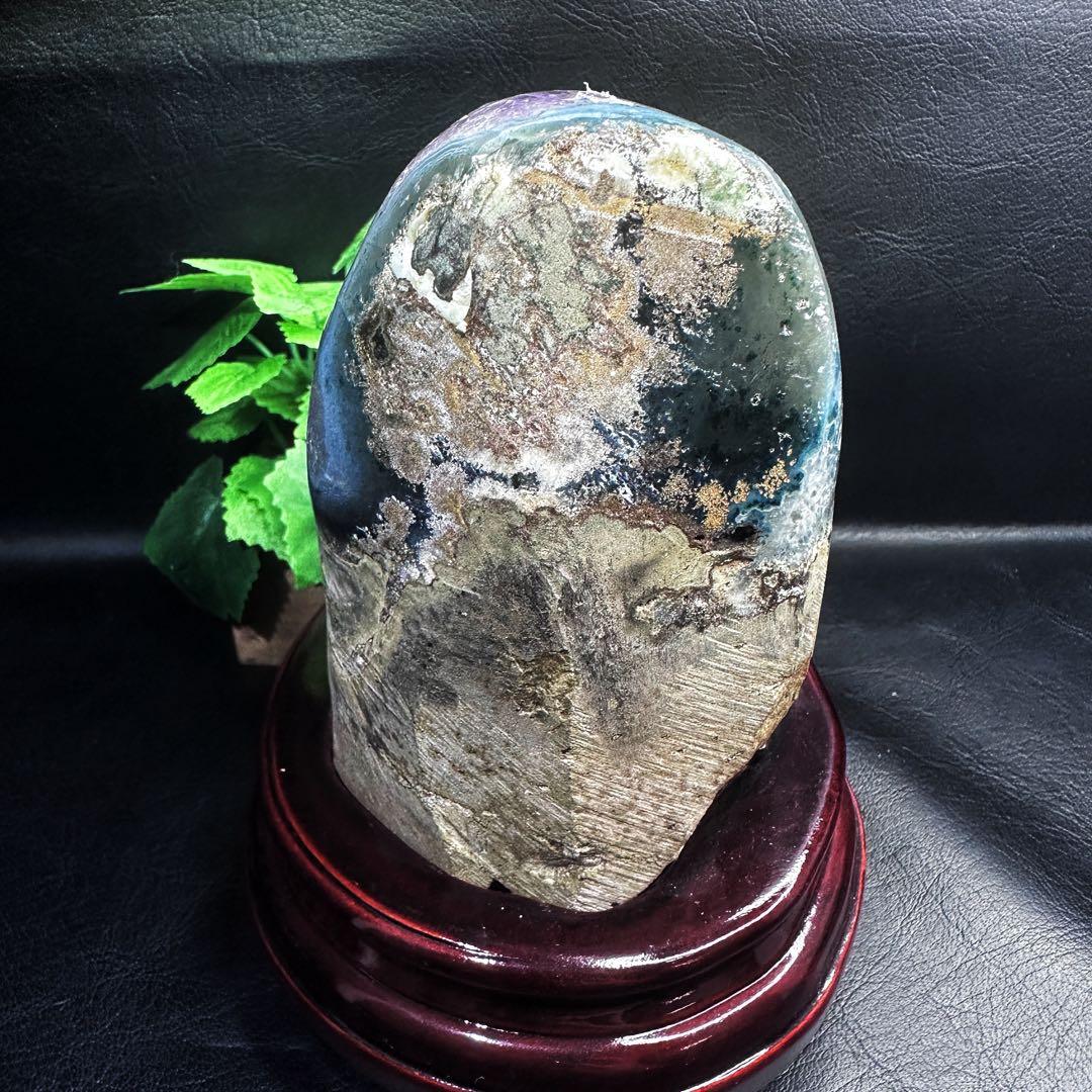 濃紫の煌めきウルグアイ産☆キラキラ☆アメジストクラスターパワーストーンA1087