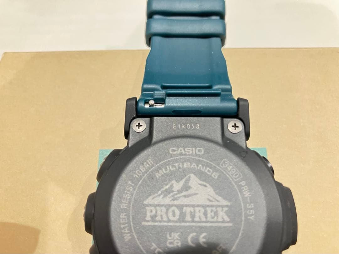 カシオ　プロトレック　腕時計　電波ソーラー　PRW-35Y-3JF 軽量　防水