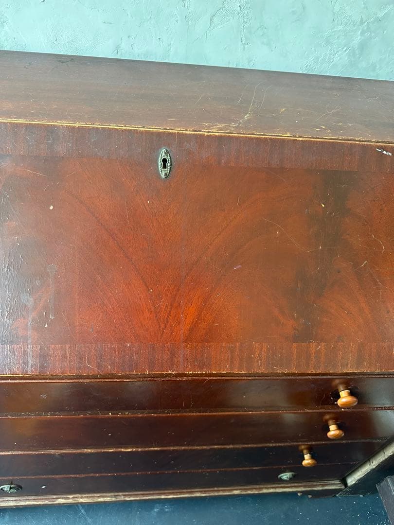 最終価格‼️アンティーク　木製ドロワー付きライティングビューローこの瞬間だけ❣️