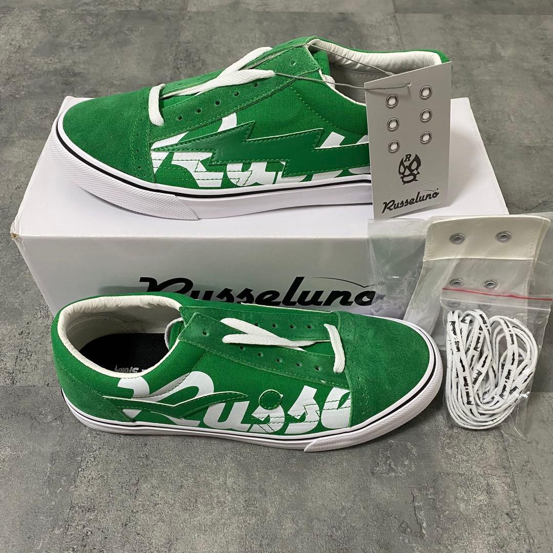 【新品】Russelunoラッセルノ コラボ ゴルフシューズ　グリーン　28cm