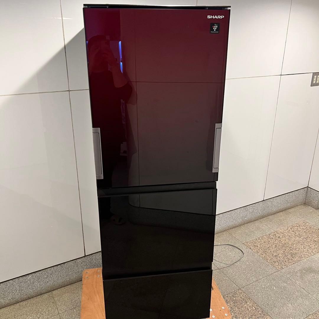 SHARP SJ-GW35J-R 2022年製 冷蔵庫　冷凍庫