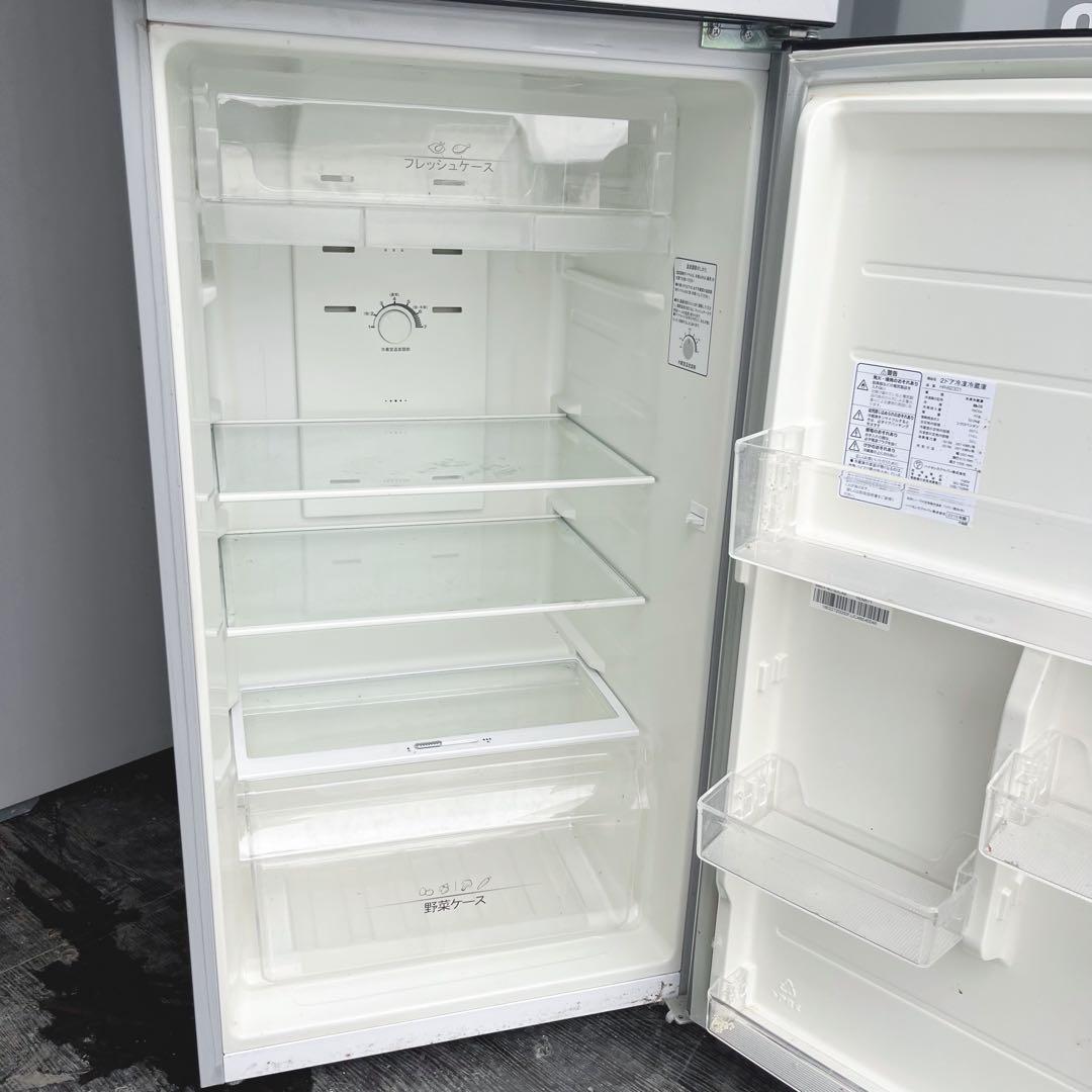 26取付無料！スタイリッシュシルバー大きめ227L 製氷ケース付き冷蔵庫！洗濯機