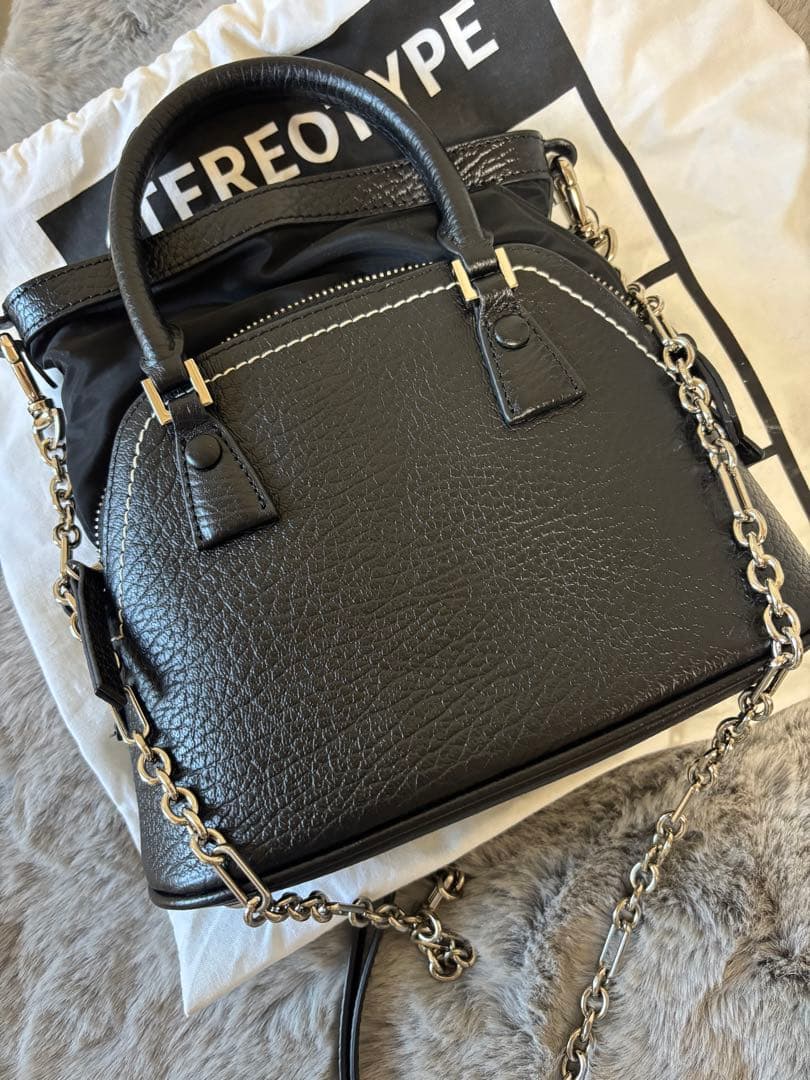 マルジェラ　ショルダーバッグ　5AC マイクロ ブラック 黒