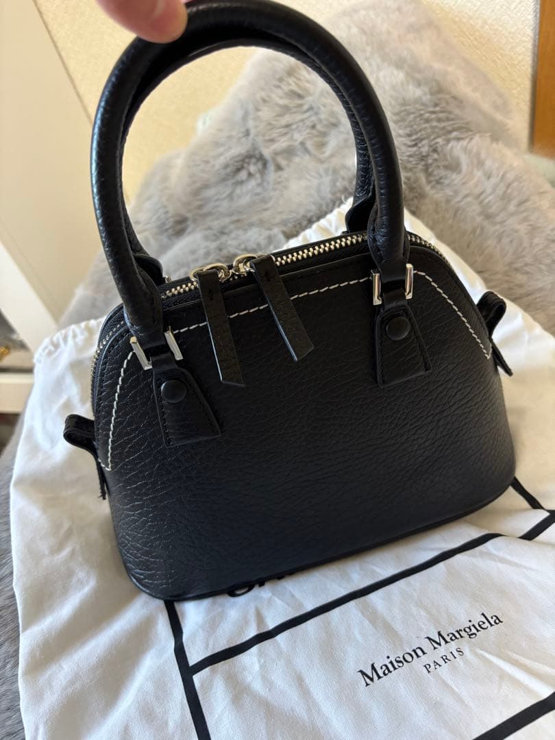 マルジェラ　ショルダーバッグ　5AC マイクロ ブラック 黒