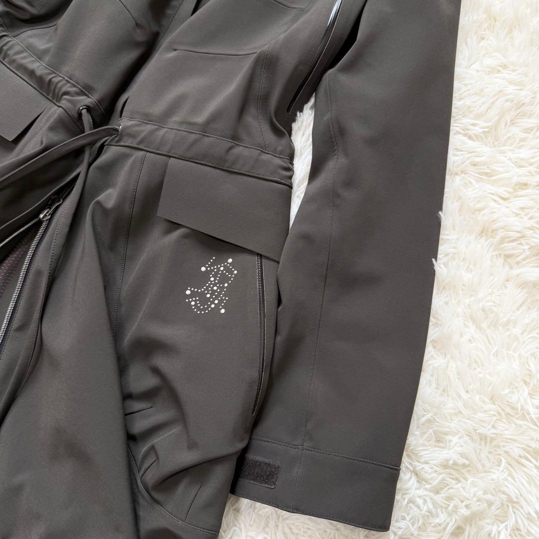 未使用級★マリテフランソワジルボー ミリタリー フーデットコート Y2K