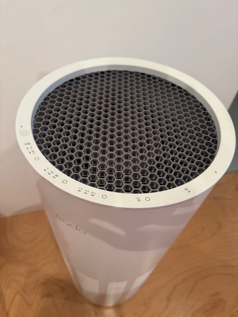 cado 空気清浄機 円筒形 ホワイト